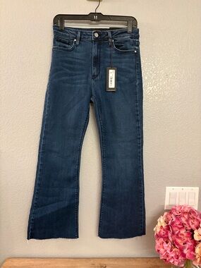 Just Black Dark Blue Flare Jeans